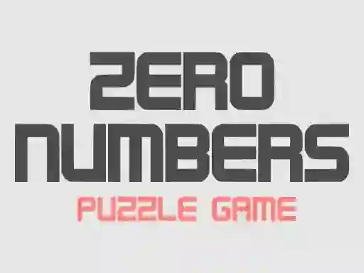 Žaidimas Zero Numbers Puzzle Game internete