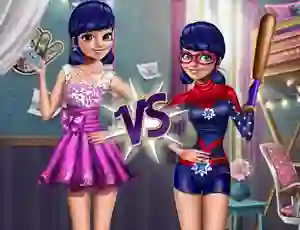 Žaidimas Good vs Bad Girl internete