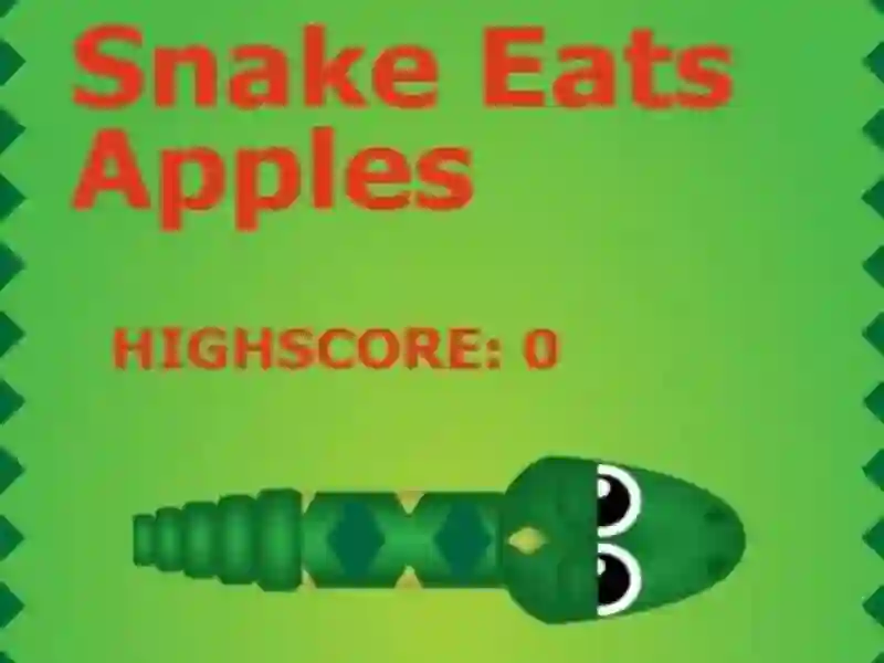 Žaidimas Snake Eats Apples internete