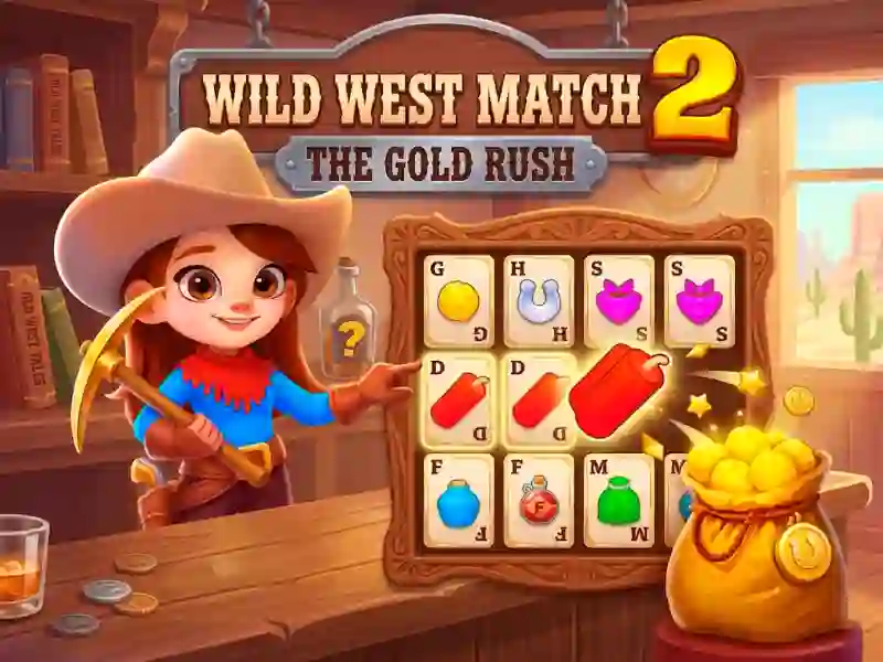 Žaidimas Wild West Match 2: The Gold Rush internete