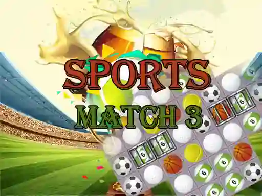 Žaidimas Sports Match 3 Deluxe internete