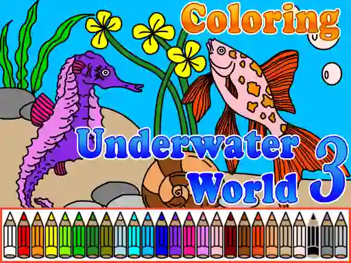 Žaidimas Сoloring Underwater World 3 internete
