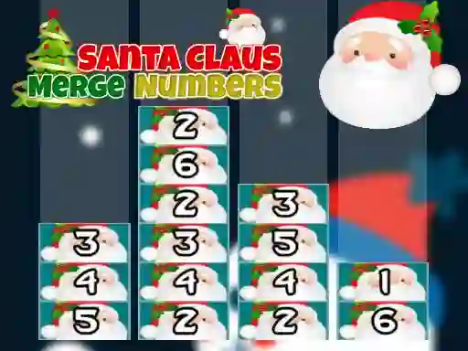 Žaidimas Santa Claus Merge Numbers internete