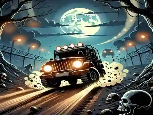 Žaidimas Racing Car Destroying Zombie internete