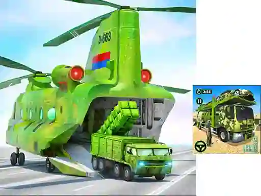 Žaidimas US Army Cargo Transport Truck Driving internete