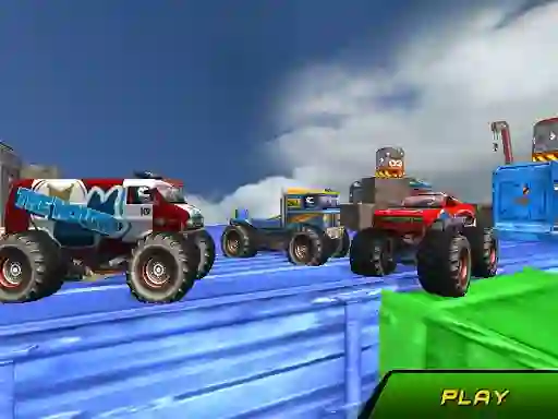 Žaidimas Monster Truck Stunts Sky Driving internete