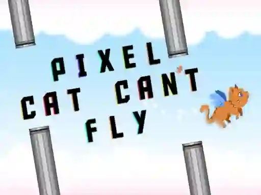 Žaidimas Pixel cat can't fly internete