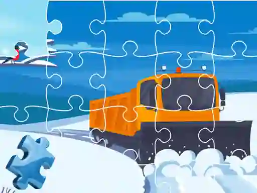 Žaidimas Winter Trucks Jigsaw internete