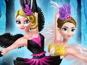 Žaidimas Ellie and Annie Black Swan and White Swan internete