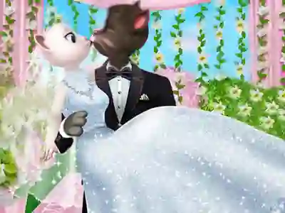 Žaidimas Angela and Tom Dream Wedding! internete