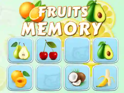 Žaidimas Fruits Memory internete