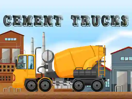 Žaidimas Cement Trucks Hidden Objects internete
