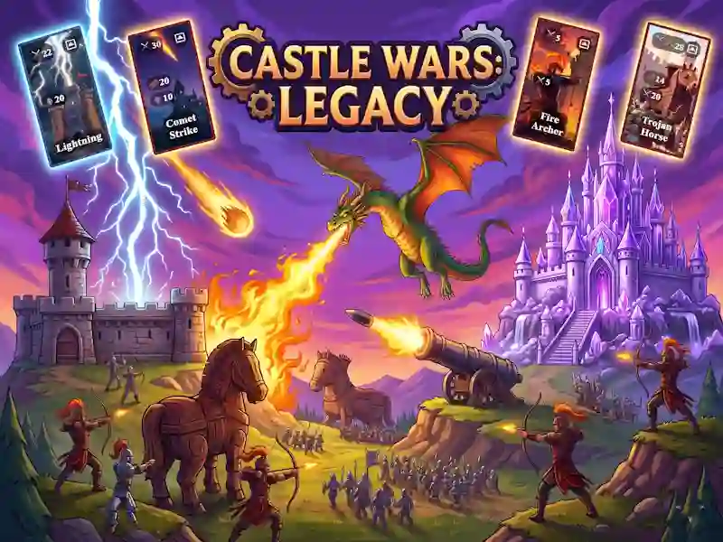 Žaidimas Castle Wars: Legacy internete