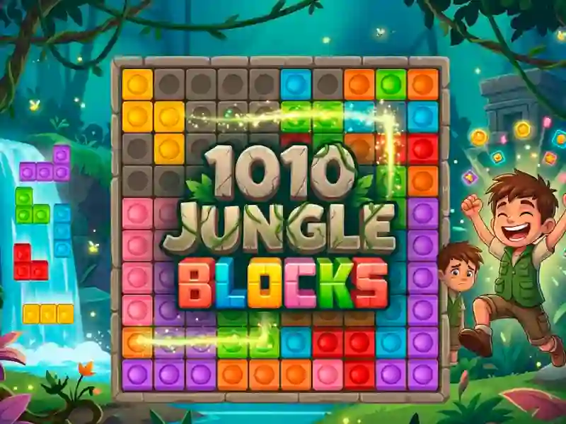 Žaidimas 1010 Jungle Blocks internete