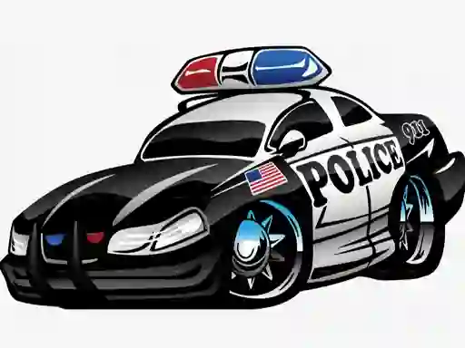 Žaidimas Police Cars Memory internete