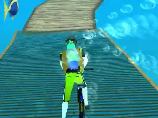 Žaidimas Under Water Cycling internete