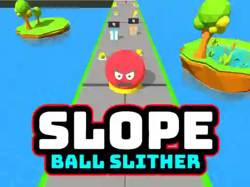 Žaidimas Slope Ball Slither internete