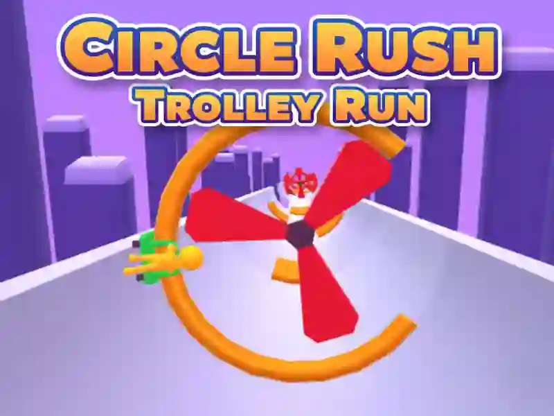 Žaidimas Circle Rush Trolley Run internete