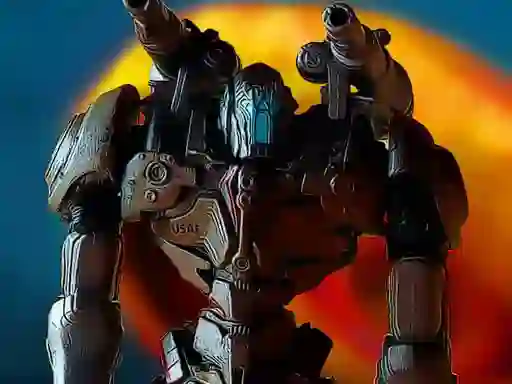 Žaidimas Metal Robot Puzzle internete