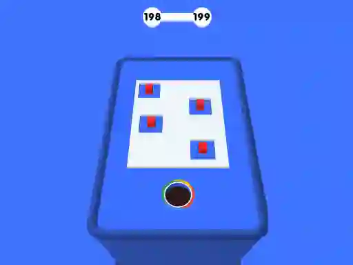 Žaidimas Hole 3d Color Block Game internete