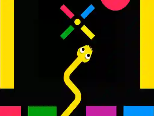 Žaidimas Color Slither Snake internete