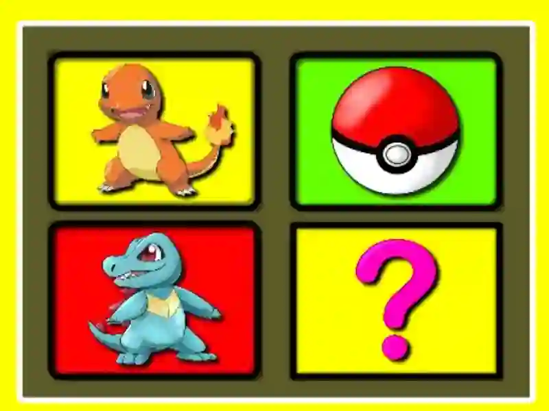 Žaidimas Pokemon Memory Time internete