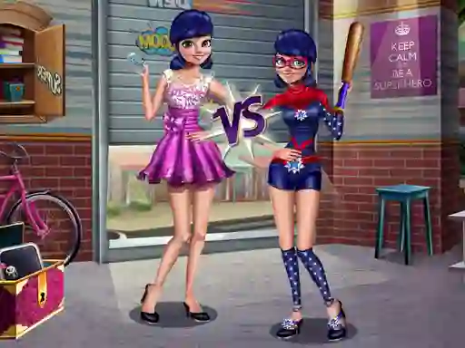 Žaidimas Princess vs Superhero internete