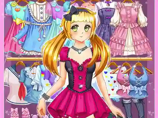 Žaidimas Anime Kawaii Dress Up internete