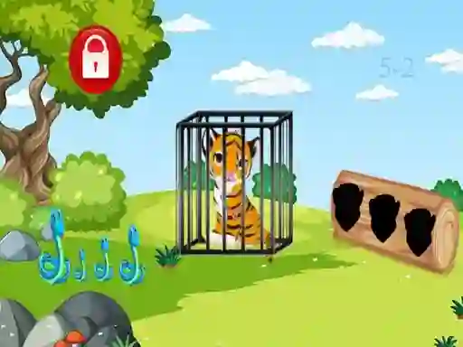 Žaidimas Rescue the Tiger Cub internete