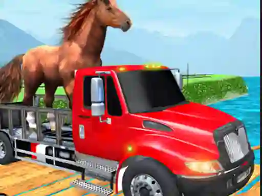 Žaidimas Farm Animal Transport Truck internete