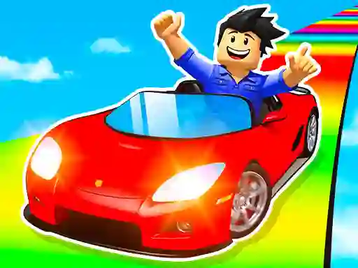 Žaidimas Epic Car Stunt Race Obby internete