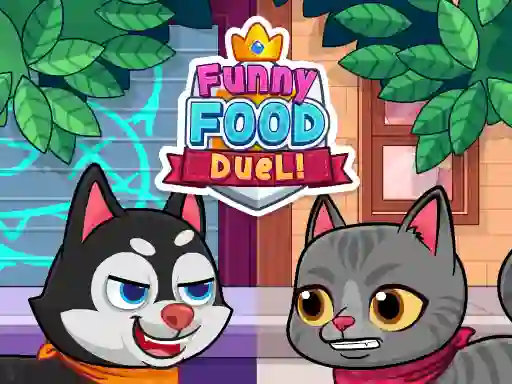 Žaidimas Funny Food Duel internete