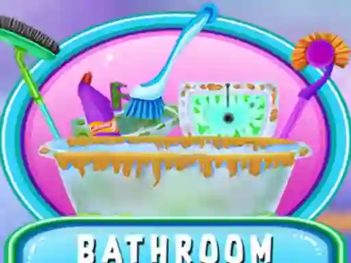Žaidimas Bathroom Clean Up internete