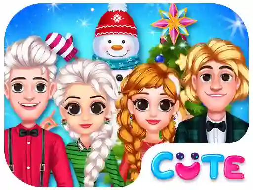 Žaidimas Frozen Princess Christmas Celebration internete