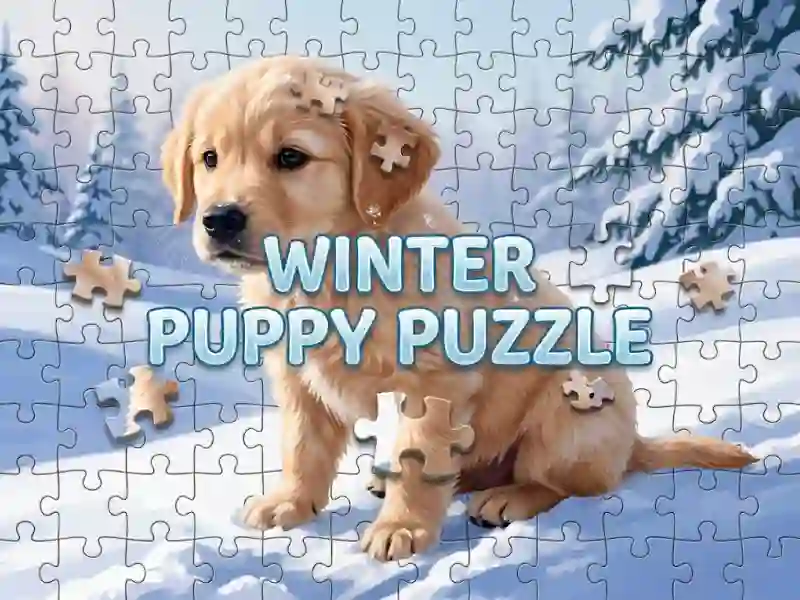 Žaidimas Winter Pets Puzzle internete