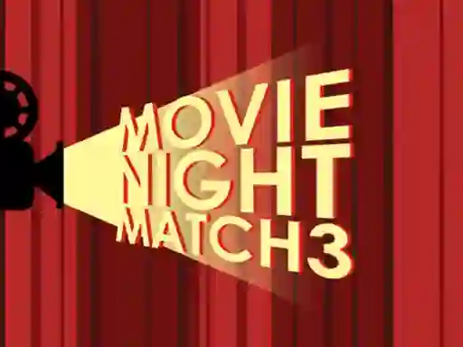 Žaidimas Movie Night Match 3 internete