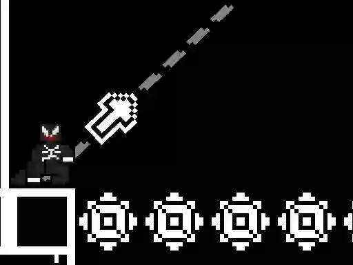 Žaidimas 8bit Black Ropeman internete