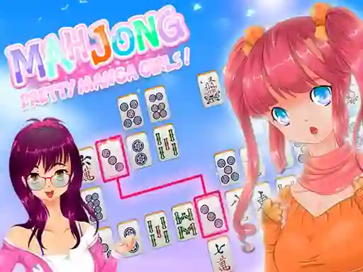 Žaidimas Mahjong Pretty Manga Girls internete