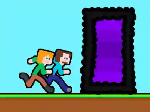 Žaidimas Steveman and Alexwoman: Easter Egg internete