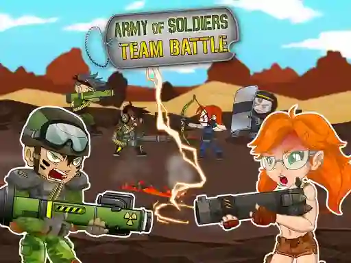 Žaidimas Army of soldiers: Team Battle internete