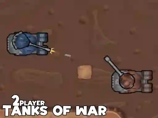 Žaidimas 2Player Tanks of War internete
