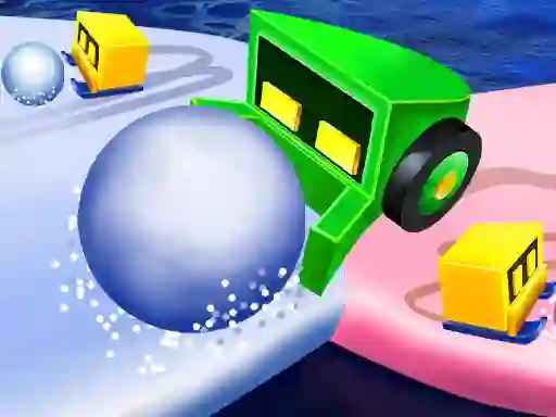 Žaidimas Snowball. io internete