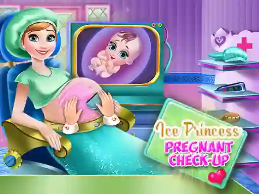 Žaidimas Ice Princess Pregnant Check Up internete