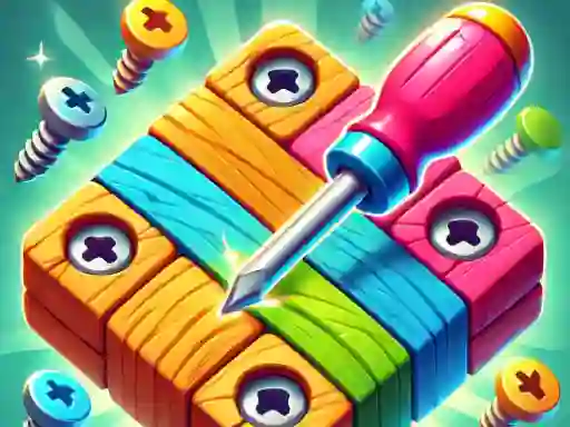 Žaidimas Unscrew Wood Puzzle internete