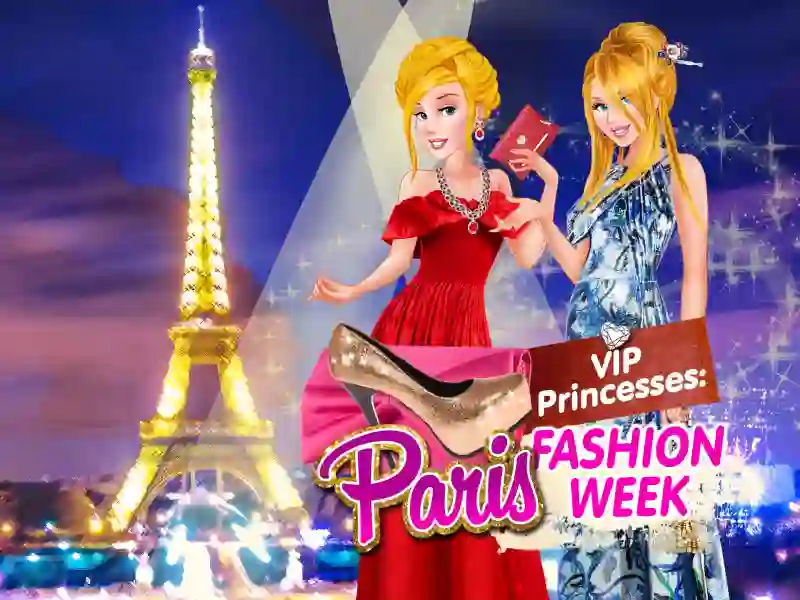 Žaidimas VIP Princesses: Paris Fashion Week internete