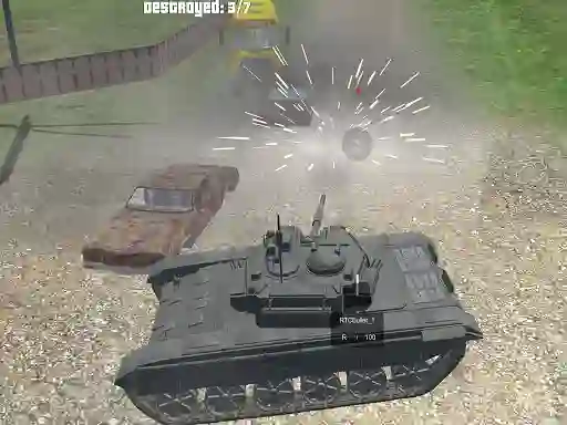 Žaidimas Tank Shooting Simulator internete