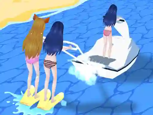 Žaidimas Girl Surfer 3D internete