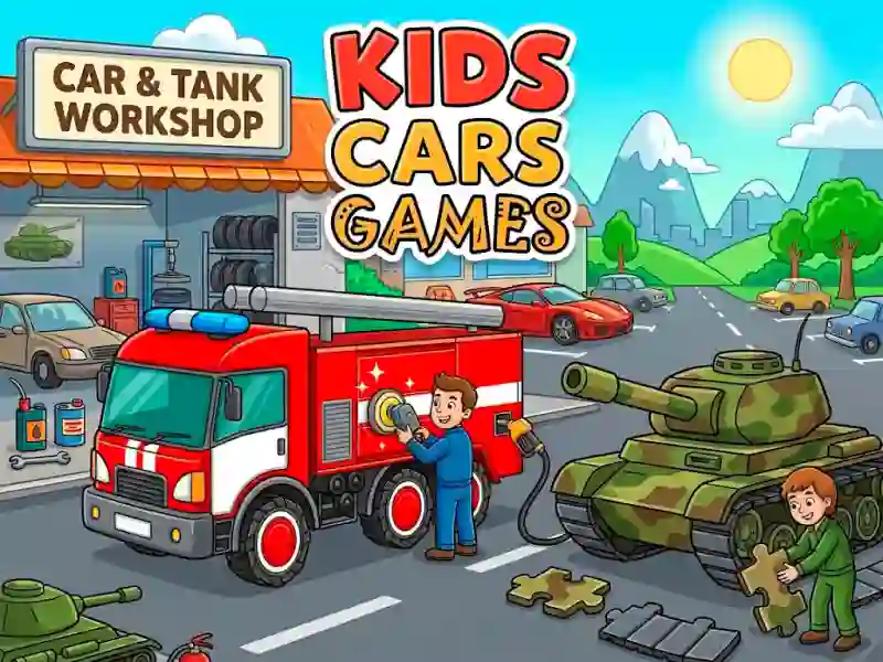 Žaidimas Kids Cars Games internete
