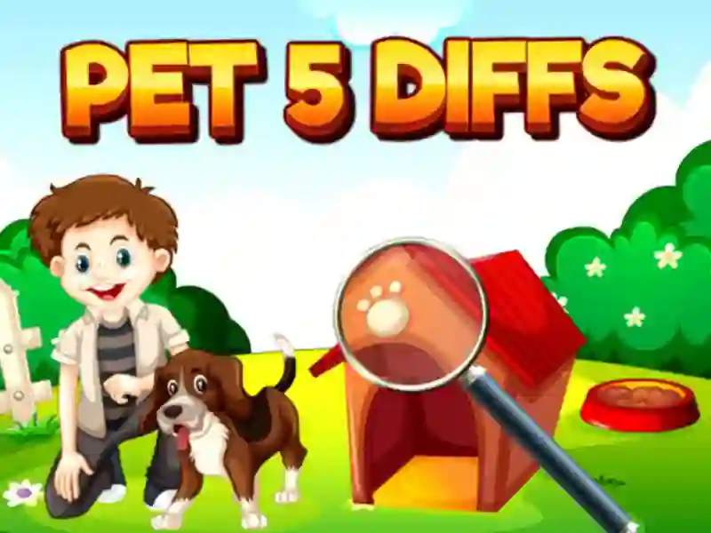 Žaidimas Pet 5 Diffs internete