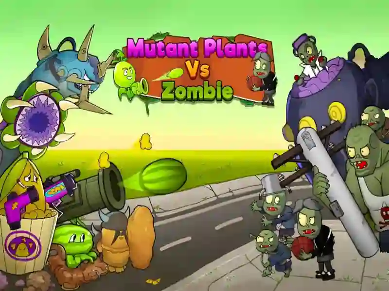 Žaidimas Mutant Plants Vs Zombie internete